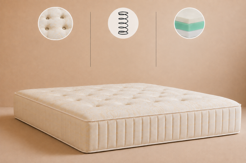 Cosy Oxford Velvet Bed Frame | No Storage | Minimalist Headboard | Double & King | Black, Beige, Grey